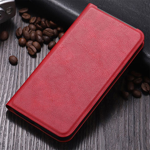 Handytasche Stand Schutzhülle Leder Hülle T01 für Oppo R17 Pro Rot