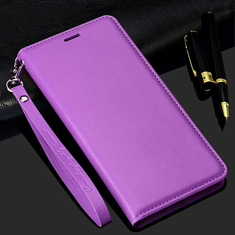 Handytasche Stand Schutzhülle Leder Hülle T02 für Samsung Galaxy S20 Ultra 5G Violett