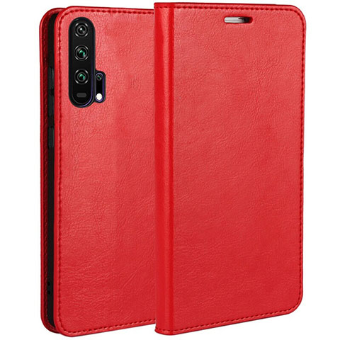 Handytasche Stand Schutzhülle Leder Hülle T03 für Huawei Honor 20 Pro Rot