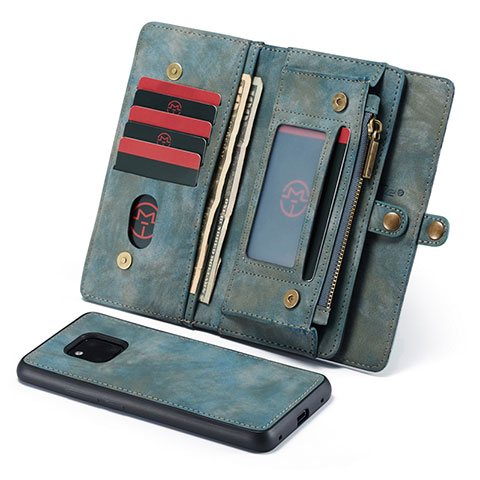 Handytasche Stand Schutzhülle Leder Hülle T03 für Huawei Mate 20 Pro Grün