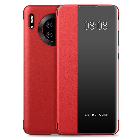 Handytasche Stand Schutzhülle Leder Hülle T03 für Huawei Mate 30 Pro 5G Rot