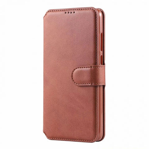 Handytasche Stand Schutzhülle Leder Hülle T03 für Huawei P30 Lite New Edition Orange