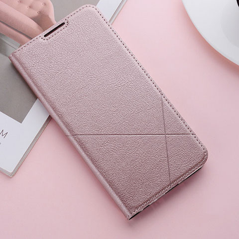 Handytasche Stand Schutzhülle Leder Hülle T04 für Huawei Honor 20E Rosegold