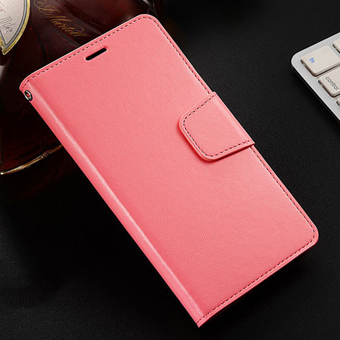 Handytasche Stand Schutzhülle Leder Hülle T04 für Oppo RX17 Pro Rosa