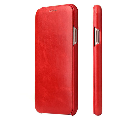 Handytasche Stand Schutzhülle Leder Hülle T05 für Apple iPhone 11 Pro Rot