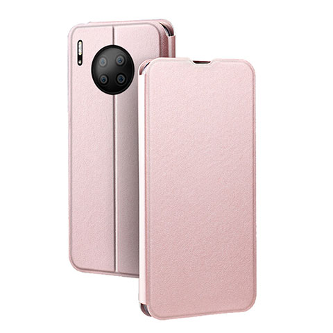 Handytasche Stand Schutzhülle Leder Hülle T05 für Huawei Mate 30 Pro 5G Rosegold