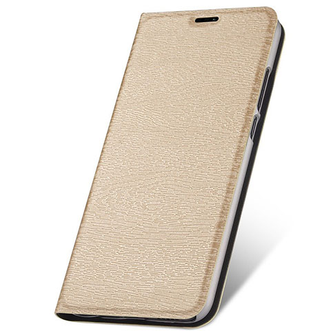 Handytasche Stand Schutzhülle Leder Hülle T05 für Huawei P30 Lite New Edition Gold