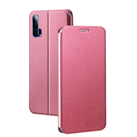 Handytasche Stand Schutzhülle Leder Hülle T07 für Huawei Honor 20 Pro Rosa