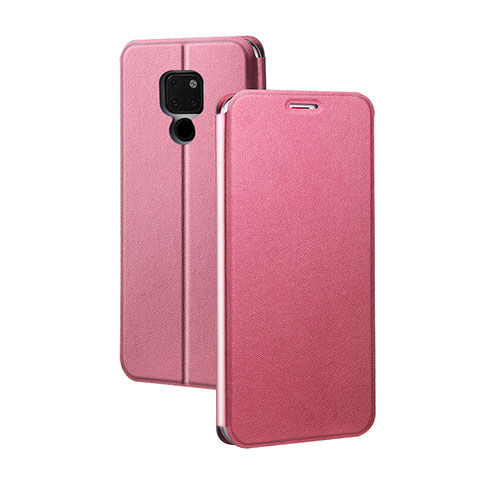 Handytasche Stand Schutzhülle Leder Hülle T08 für Huawei Mate 20 Rosa