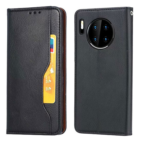 Handytasche Stand Schutzhülle Leder Hülle T08 für Huawei Mate 30 Pro Schwarz