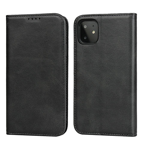 Handytasche Stand Schutzhülle Leder Hülle T09 für Apple iPhone 11 Schwarz