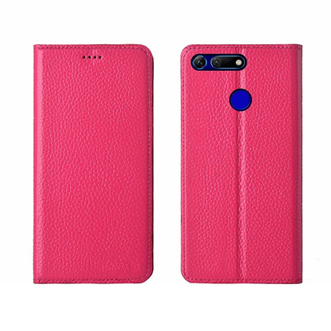 Handytasche Stand Schutzhülle Leder Hülle T09 für Huawei Honor V20 Pink