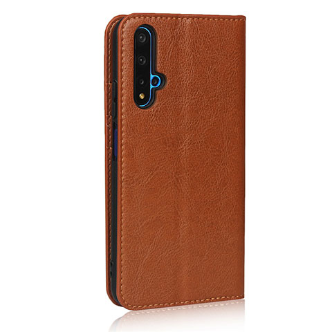 Handytasche Stand Schutzhülle Leder Hülle T11 für Huawei Honor 20 Orange