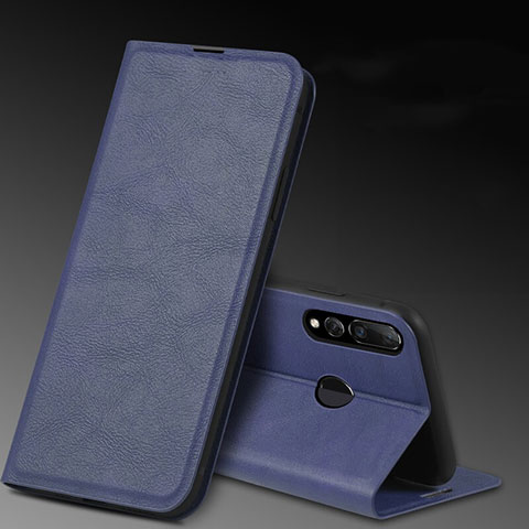 Handytasche Stand Schutzhülle Leder Hülle T11 für Huawei Honor 20E Blau