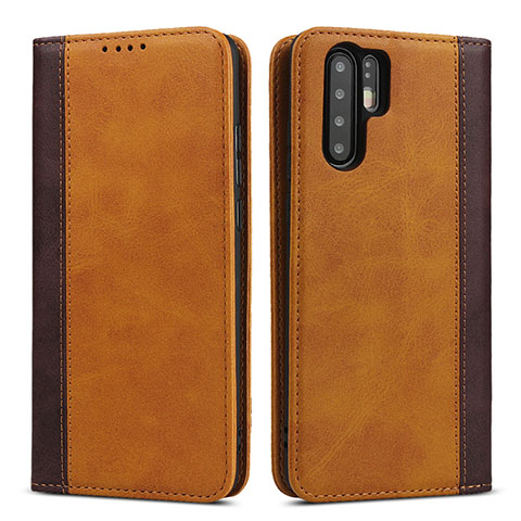 Handytasche Stand Schutzhülle Leder Hülle T11 für Huawei P30 Pro New Edition Orange