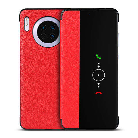 Handytasche Stand Schutzhülle Leder Hülle T16 für Huawei Mate 30 Pro Rot