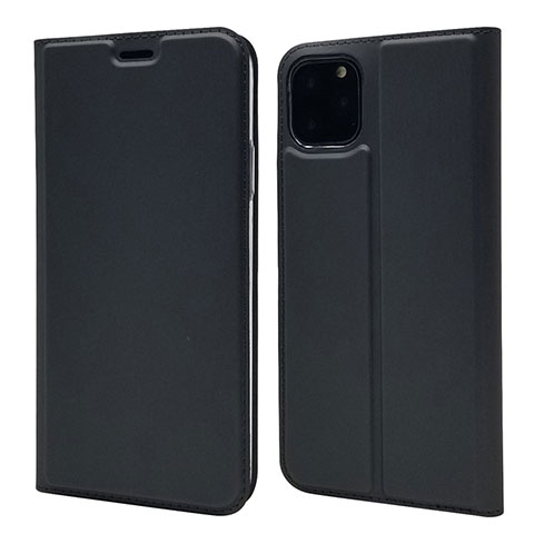 Handytasche Stand Schutzhülle Leder Hülle T17 für Apple iPhone 11 Pro Schwarz