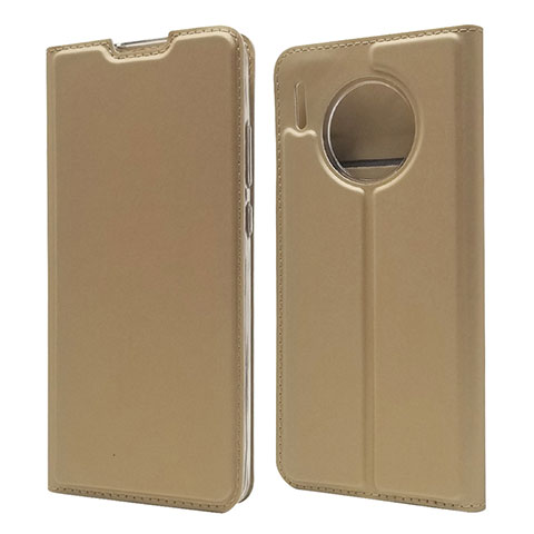 Handytasche Stand Schutzhülle Leder Hülle T17 für Huawei Mate 30E Pro 5G Gold