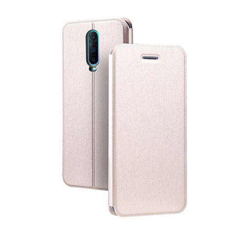 Handytasche Stand Schutzhülle Leder L01 für Oppo R17 Pro Rosegold