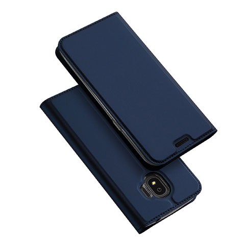 Handytasche Stand Schutzhülle Leder L01 für Samsung Galaxy Grand Prime Pro (2018) Blau