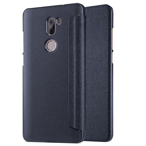 Handytasche Stand Schutzhülle Leder L01 für Xiaomi Mi 5S Plus Schwarz