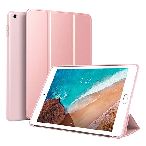 Handytasche Stand Schutzhülle Leder L01 für Xiaomi Mi Pad 4 Plus 10.1 Rosegold