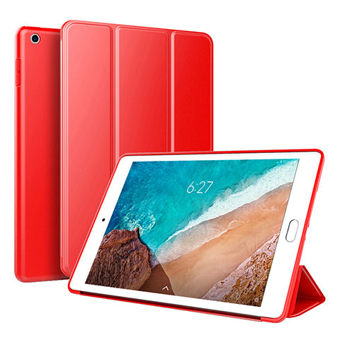 Handytasche Stand Schutzhülle Leder L01 für Xiaomi Mi Pad 4 Plus 10.1 Rot