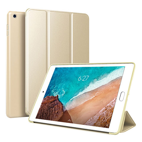 Handytasche Stand Schutzhülle Leder L01 für Xiaomi Mi Pad Gold