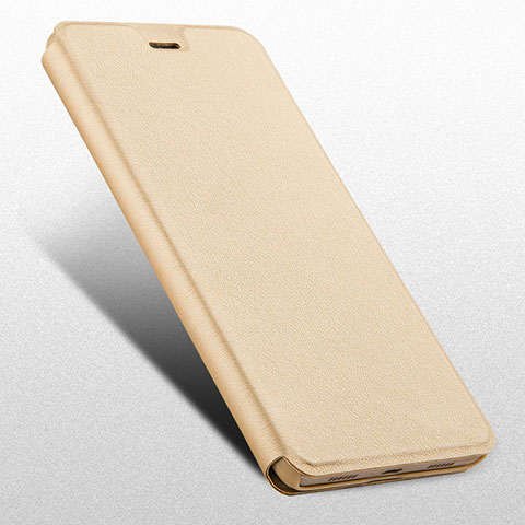 Handytasche Stand Schutzhülle Leder L03 für Huawei Honor 6X Pro Gold