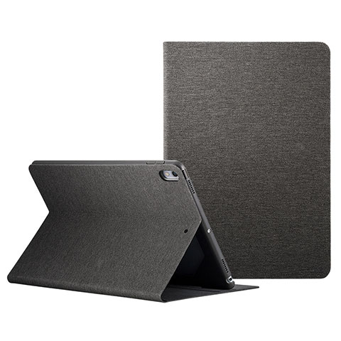 Handytasche Stand Schutzhülle Leder L06 für Apple iPad Pro 10.5 Schwarz