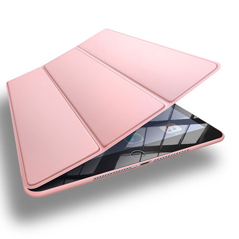 Handytasche Stand Schutzhülle Leder L11 für Apple New iPad 9.7 (2018) Rosegold