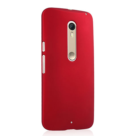 Hülle Kunststoff Schutzhülle Matt für Motorola Moto X Style Rot