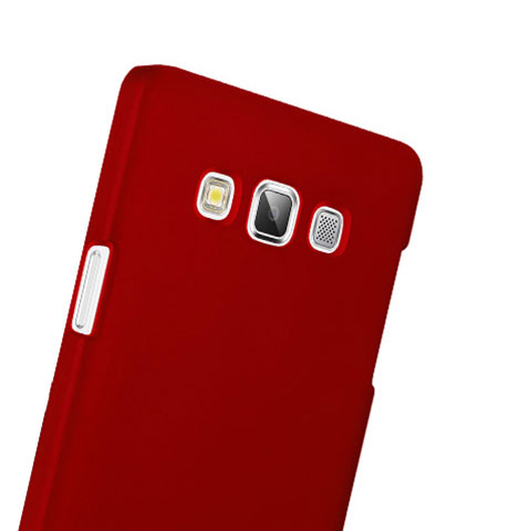 Hülle Kunststoff Schutzhülle Matt für Samsung Galaxy DS A300G A300H A300M Rot