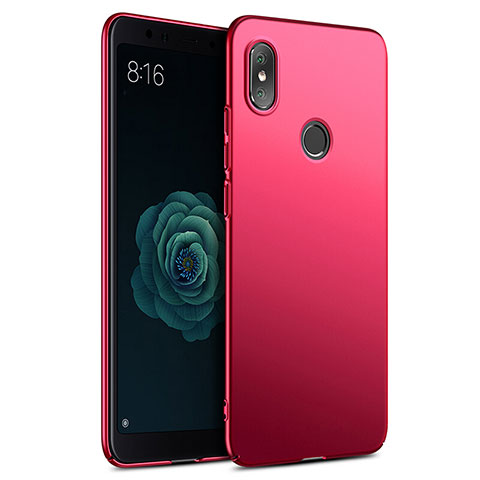 Hülle Kunststoff Schutzhülle Matt für Xiaomi Mi 6X Rot