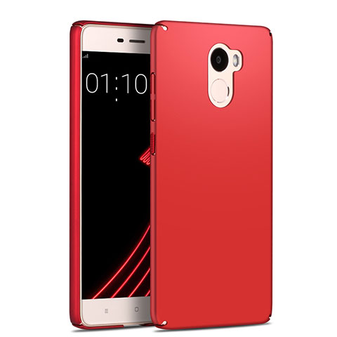 Hülle Kunststoff Schutzhülle Matt für Xiaomi Redmi 4 Standard Edition Rot