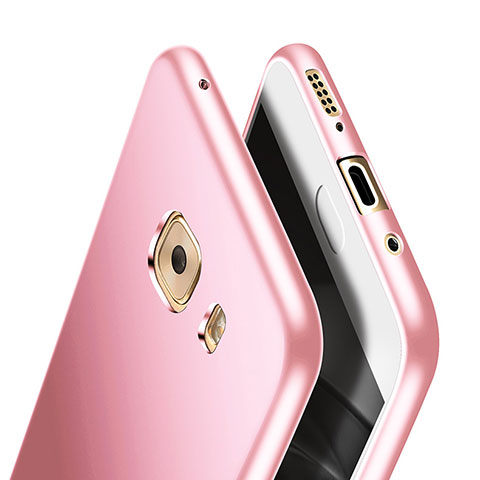 Hülle Kunststoff Schutzhülle Matt M01 für Samsung Galaxy C9 Pro C9000 Rosegold