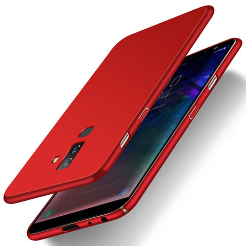 Hülle Kunststoff Schutzhülle Matt M04 für Samsung Galaxy A6 Plus (2018) Rot