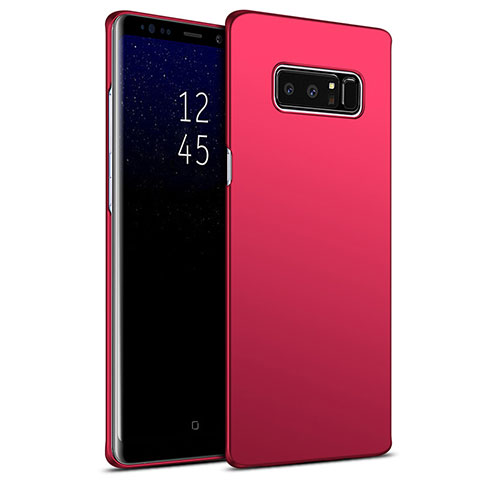 Hülle Kunststoff Schutzhülle Matt M09 für Samsung Galaxy Note 8 Duos N950F Rot