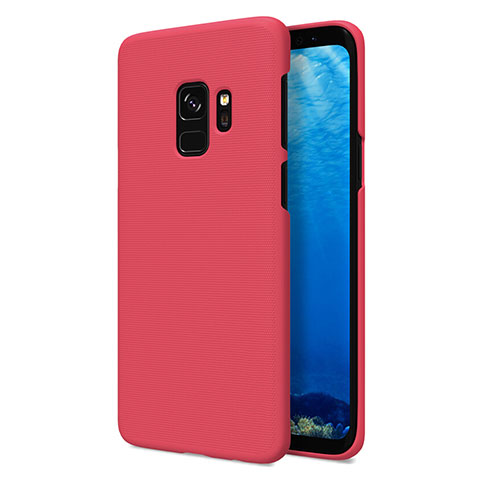 Hülle Kunststoff Schutzhülle Matt M09 für Samsung Galaxy S9 Rot