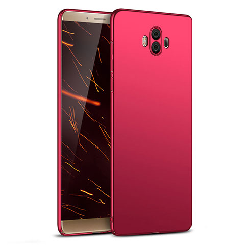 Hülle Kunststoff Schutzhülle Matt M12 für Huawei Mate 10 Rot