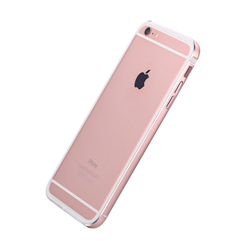 Hülle Luxus Aluminium Metall Rahmen für Apple iPhone 6 Rosegold