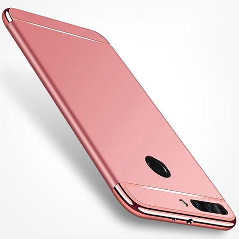 Hülle Luxus Metall Rahmen und Kunststoff für Huawei Honor V9 Rosegold