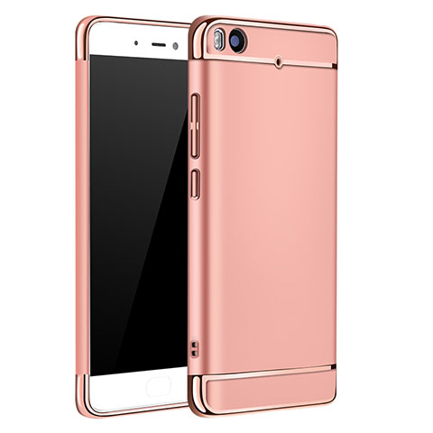 Hülle Luxus Metall Rahmen und Kunststoff für Xiaomi Mi 5S 4G Rosegold