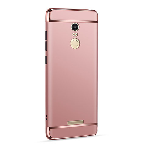 Hülle Luxus Metall Rahmen und Kunststoff für Xiaomi Redmi Note 3 Pro Rosegold