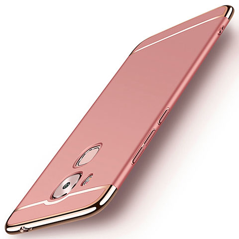 Hülle Luxus Metall Rahmen und Kunststoff M01 für Huawei G9 Plus Rosegold