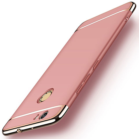 Hülle Luxus Metall Rahmen und Kunststoff M02 für Huawei Nova Rosegold