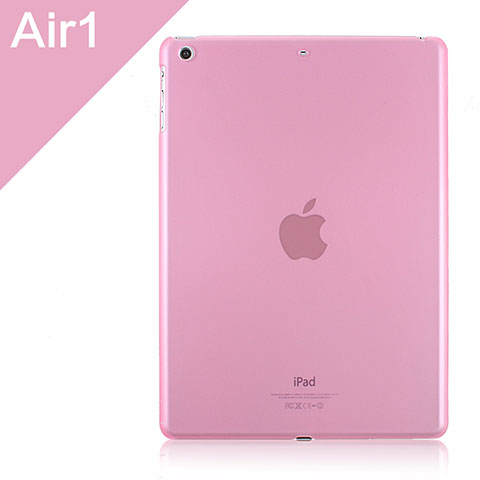 Hülle Ultra Dünn Schutzhülle Durchsichtig Transparent Matt für Apple iPad Air Rosa