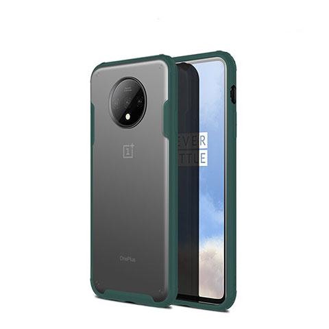 Hülle Ultra Dünn Schutzhülle Tasche Durchsichtig Transparent Matt für OnePlus 7T Grün