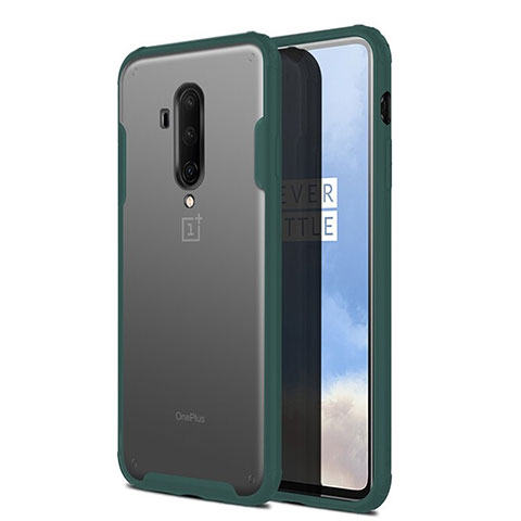 Hülle Ultra Dünn Schutzhülle Tasche Durchsichtig Transparent Matt für OnePlus 7T Pro 5G Grün