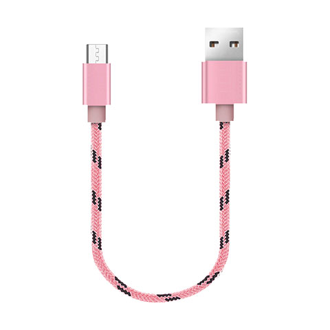 Kabel Micro USB Android Universal 25cm S05 Rosa